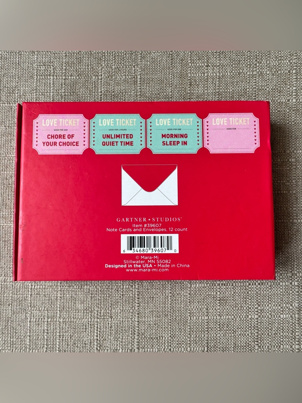 Love Tickets Redeemable Ticket Book - Anniversary Gift / Valentines Day gift - Picture 3 of 6